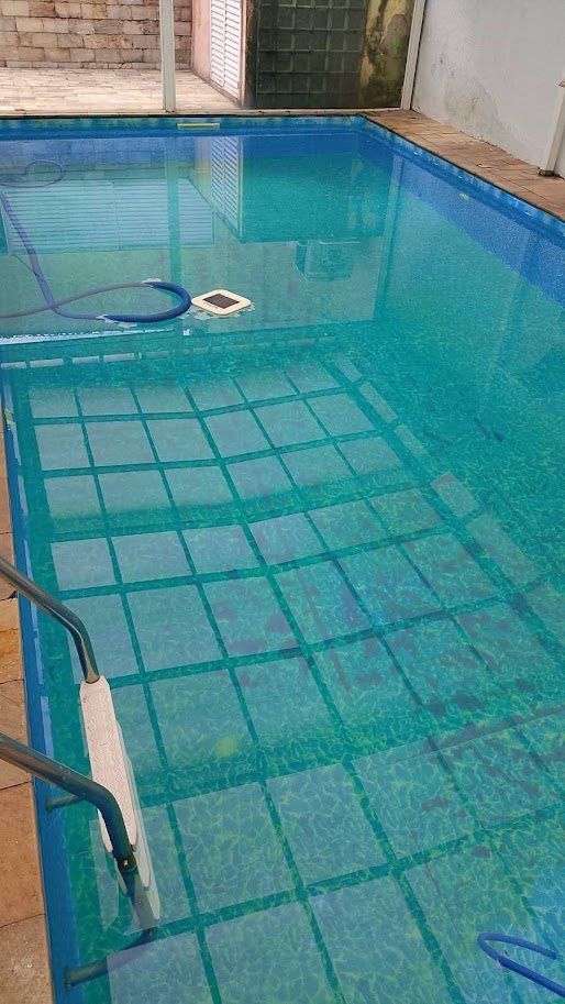 Piscina antes do tratamento