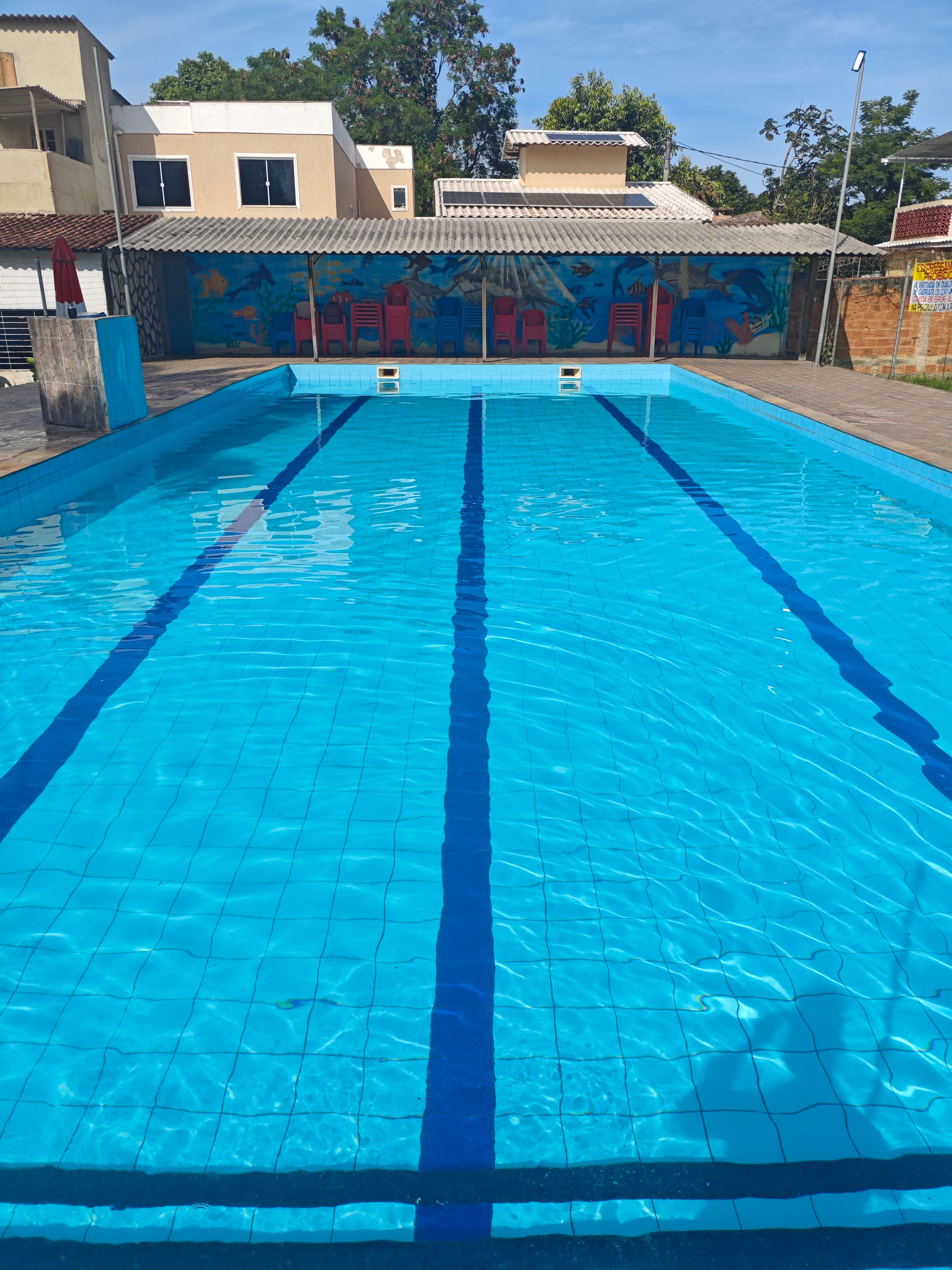 Piscina depois do tratamento